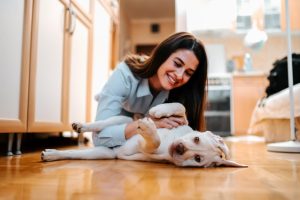 Perché i cani leccano i piedi?
